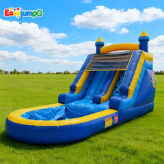 WS-005 Commercial Grade Water Slide for Kids,PVC Inflatable Water Slides with Big Airtight Splash Water Pool,Bounce Slide for Party Fun