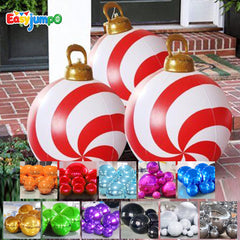 ES-MB005 Inflatable Mirror Ball Christmas Tree Large Outdoor Ornament Ball Giant Gold Big Shiny Balls Inflatable Mirror Sphere Decoration