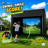 Portable Inflatable Golf Simulator Tent Outdoor Indoor Practice Enclosure Custom Size Color Design Free Design