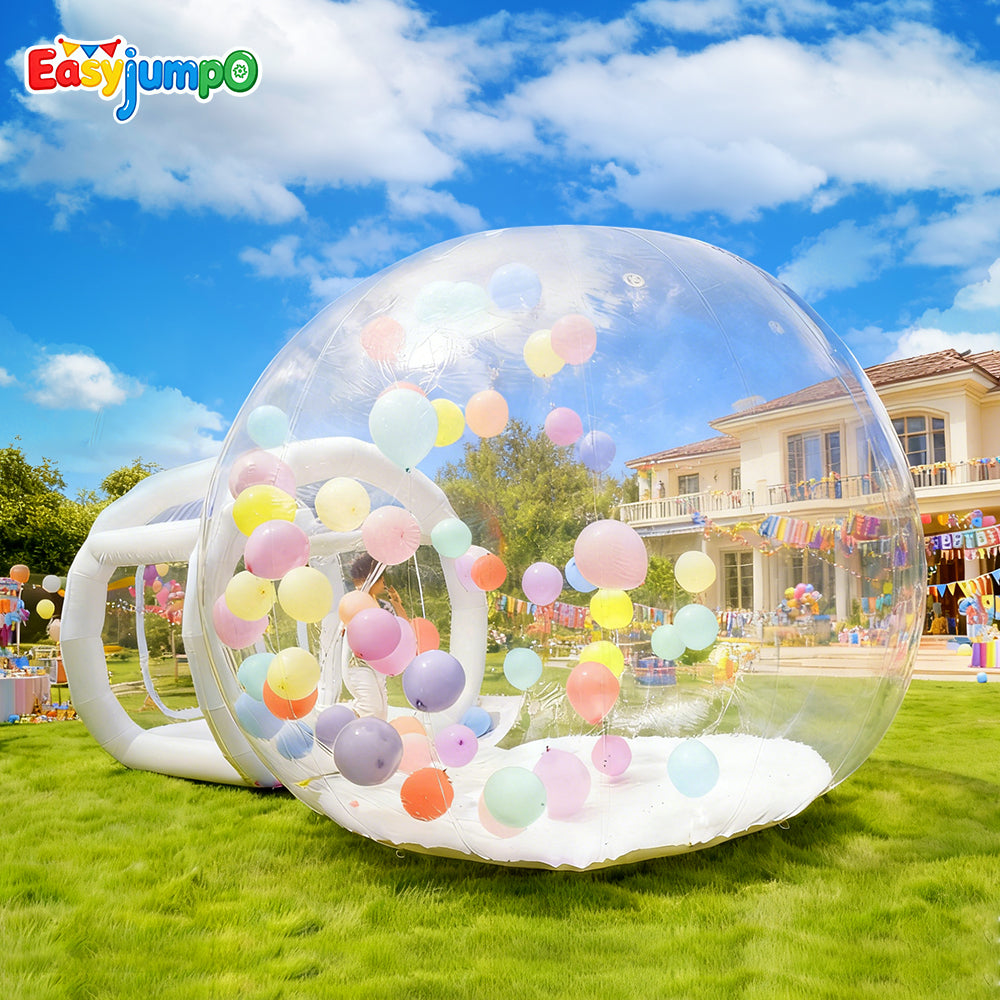 BH-001 Inflatable Bubble Balloon House, 10ft Bubble House Dome Inflatable for Kids with Pump and UL Blower, Bubble Tent for Toddlers Party Balloons Clear for Home Party, Event Exhibition, Malls, Parks