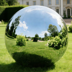 ES-MB009 In Stock Inflatable Metallic Decorative Advertising Hanging Gold Sliver Mirror Pvc Sphere Ball Decoration