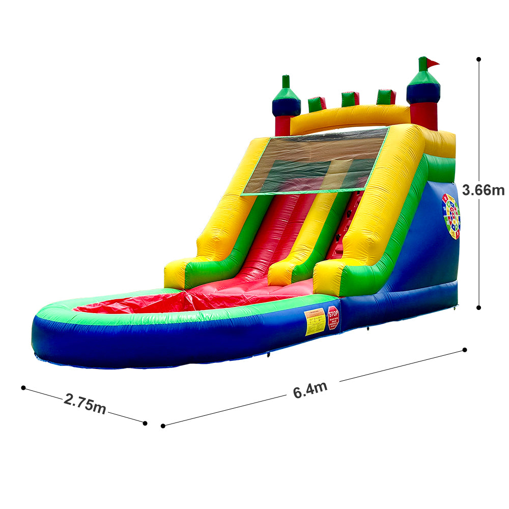 WS-009 Portable PVC Kids Inflatable Bouncer Castle With Slide Commercial Jumping Bouncy House Blower